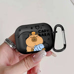 Case For Airpods 1 2 Pro 3 4 Pro3 Pro2 Earphone Cases Cover Cute Capybara