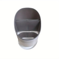 1 Pc Plastic Tableware Storage Rack Storage Chopsticks Knife Spoon Fork Drain Hole with Tray Household Drainage Rack