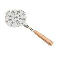 9 Pocket Round Baking Tool For Home Use Durable Metal Build Perfect For Family Breakfast And Snacks 37JD