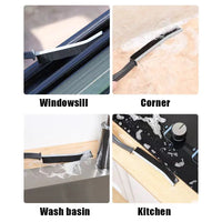Cleaning Brush for Fine Seam Corners Groove Window Cleaning Tools Kitchen Bathroom Tiles Joints Brush Microfiber Toilet WC Brush