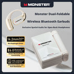 Monster AC530 Open Bi-Folding Wireless Bluetooth Headset, Perfect for Sports and Running Enthusiasts