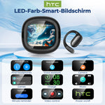 HTC NE58 Wireless Earphones Bluetooth LED Touch Screen AI Translate Earbuds HiFi Sound HD Call
