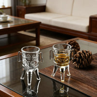 10ml/100ml Liquor Cup Bar Ancient Imperial Cup Creative Antique Wine Bottle Whiskey Glass Drinkware Creative Antique Wine Glass