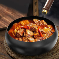 Small Frying Pan Uncoated Iron Pot Frypan Pot Saucepan Big Belly Pot Pure Hand Forged For Cookware Kitchen Cookware