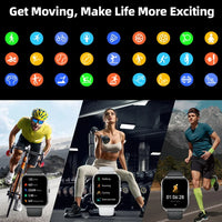 New Ultra Thin Smart Watch Men 1.96' AMOLED HD Pixel Display Always Show Time BT Call Reminder Smartwatch Ladies For Android iOS