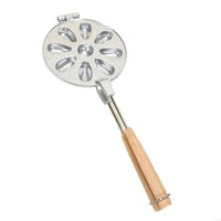 9 Pocket Round Baking Tool For Home Use Durable Metal Build Perfect For Family Breakfast And Snacks 37JD