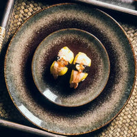 Japanese Ceramic Serving Dinner Plate Western Steak Dishes Trays Tableware Breakfast Dinnerware