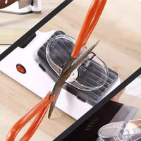 Kitchen Electric Knife Sharpener Rechargeable Professional Cutter Sharpener Fully Automatic Electric Sharpening Tool for Home