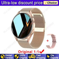 Smart Watch 1.77" HD AMOLED Screen Bluetooth Call Health Monitor Smartwatch Men Women Fitness Sports Watche For Android IOS HT30