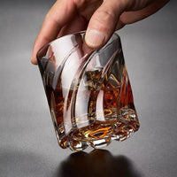 Round Whiskey Glass Drinkware Transparent Glacier Cocktails Drinking Glass Mug Drinking Cup Juice Milk Cocktail Drinking Glasses
