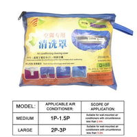 2.4/3.2m Home Air Conditioning Cleaning Cover Full Set with Water Pipe Waterproof AC Wash Kit Tools