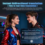 Translator Earbuds HTC NE49 AI Real-Time Translation HiFi Sound Bluetooth Earphones HD