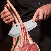 Kitchen Chef Knife Stainless Steel Meat Fish Fruit Vegetable Slicing Bone Chopping Professional Butcher Cleaver Knife with Cover
