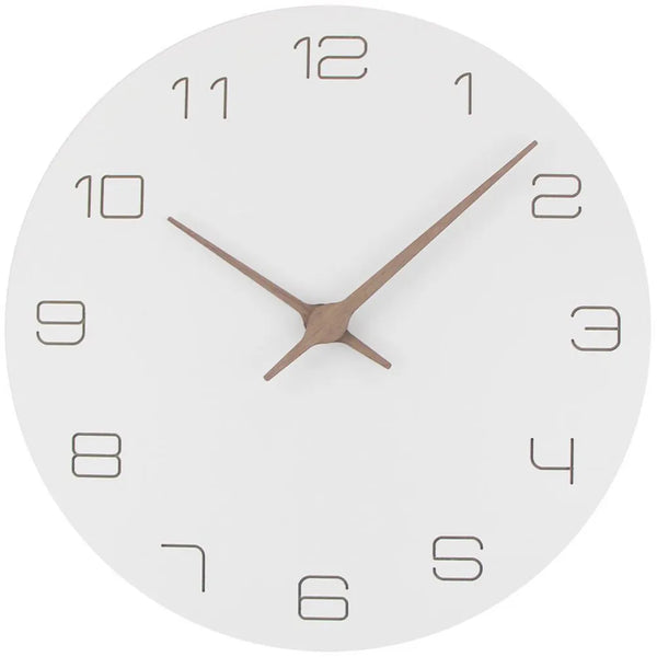Wooden Wall Clock Creative Hanging Decor for Living Room Bedroom Home Office Artistic Modern Silent Clock Decoration