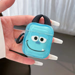 Cartoon Monster Earphone Case For Airpods 1 2 3 4 Airpods Pro3 Pro2 Wireless Bluetooth Headset Protective Cover With Hook