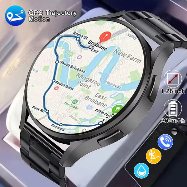 Smart Watch 1.77" HD AMOLED Screen Bluetooth Call Health Monitor Smartwatch Men Women Fitness Sports Watche For Android IOS HT30