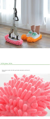 5 Sets Floor Dust Cleaning Slippers Shoes Cleaning Cloth Lazy Mopping Shoes Home Floor Cleaning Microfiber Cloth Cleaning Shoes