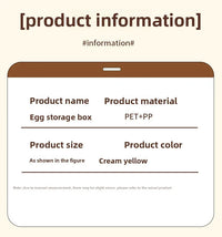 Egg storage box, special food grade rolling fresh-keeping rack for refrigerator