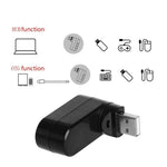 3 Port Multi 2.0 USB HUB Mini USB Hub High Speed Rotate Splitter Adapter For Laptop Notebook For PC Computer Accessories