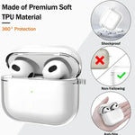 Soft Clear TPU Earphone Case For Airpods Pro 3 2025 Airpods 4 2024 Shockproof Transparent Cover For Airpods 2 3 2021 Shell Case