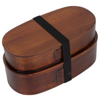 Food Storage Containers 2 Layer Japanese  Box Wooden Food Storage Containers for Kids Adults Hiking Climbing  School