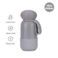 450ml Thermal Water Bottle With Handle For Students,Double-layer Stainless Steel Vacuum Drinkware,Gifts,Camping Thermos Cup/Mug