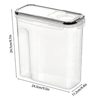 Food Container Storage 4L Kitchen Food Storage Tank Miscellaneous Grain Storage Box Transparent Sealed And Waterproof Storage