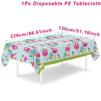 Hawaiian Garland Table Runner Hawaii Luau Tropical Party Decor Kids Favors Tableware ALOHA Summer Beach Birthday Party Supplies