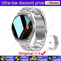 Smart Watch 1.77" HD AMOLED Screen Bluetooth Call Health Monitor Smartwatch Men Women Fitness Sports Watche For Android IOS HT30