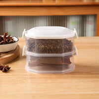 Kitchen Storage Box Onion Ginger Garlic Fresh-keeping Box Multi-layer Food Sealing Moisture-proof Packaging Tank Household[J]