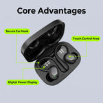 Original Lenovo SP180 Sports Wireless Earphones LED Power Display Hifi Stereo Sound Headset Bluetooth Headphones with Mic