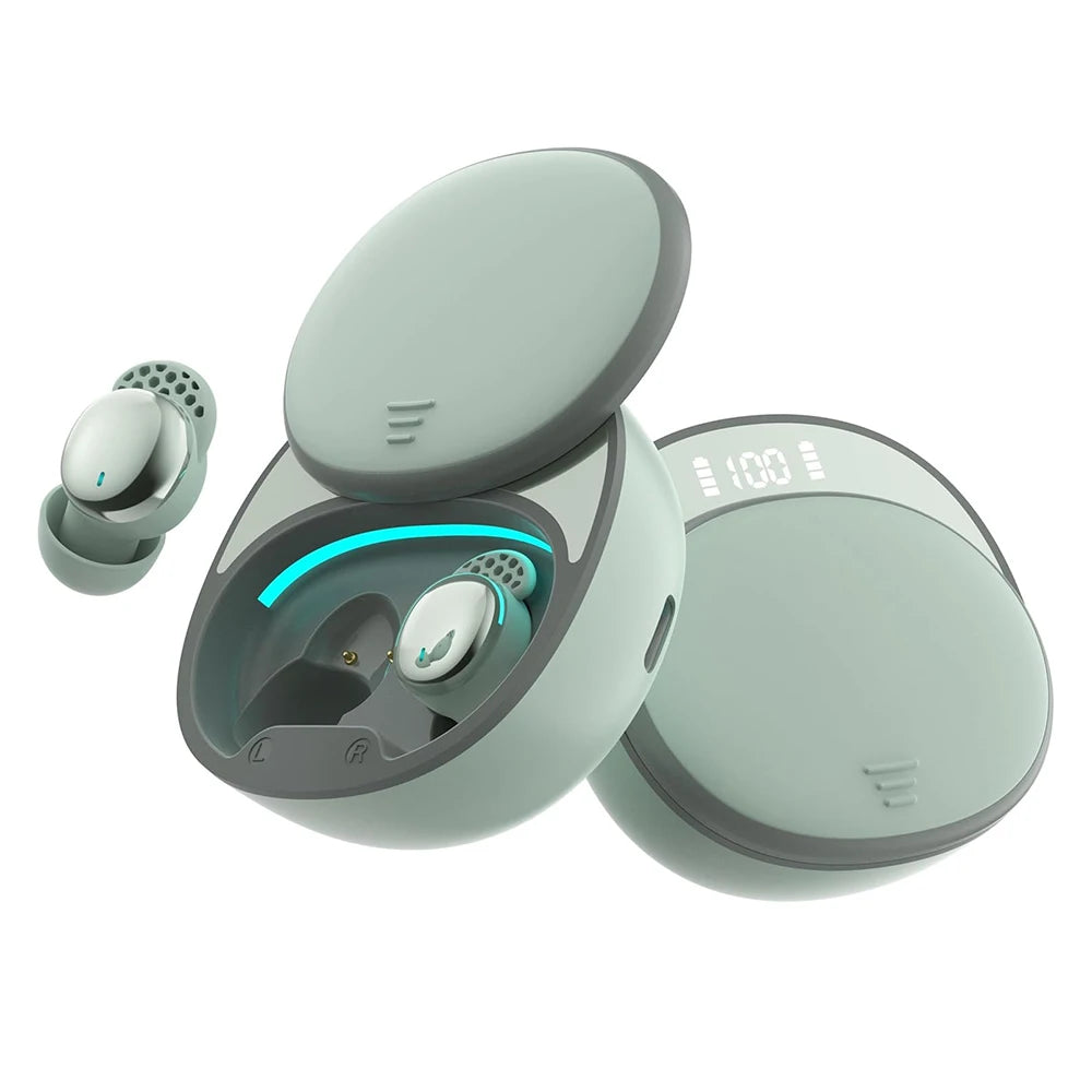 Wireless Earphone Sleep Earbuds for Side Sleepers Wireless Earbuds Comfortable Noise Blocking Music Sleep Dual Mode