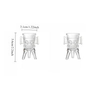 10ml/100ml Liquor Cup Bar Ancient Imperial Cup Creative Antique Wine Bottle Whiskey Glass Drinkware Creative Antique Wine Glass