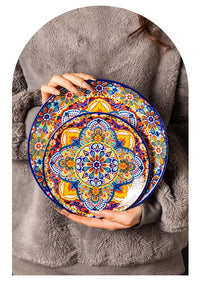 Ceramic Tableware Set Rice Bowl Serving Plate Creative Cutlery Soup Plate Noodle Handle Bowl Sauce Dish Steak Salad Fruit Plate