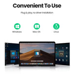 USB C 8-in-1 Card Reader Multi-functional Card Reader Support  SD/TF/CF/MS Card Read 5Gbps Write Read U Disk Flash Card Adapter