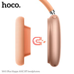 HOCO W65 Plus ANC Noise Reduction Bluetooth Headphones Over The Ear Wireless Big Earphone Hifi Sounds Sport Headsets With Button