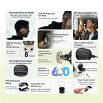 Blackview Airbuds 300 Headset In-Ear Wireless Touch Screen Headphones Sports Air Conduction Bass Earphones Bluetooth headsets