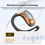 HTC NE35 Bluetooth V6.0 AI Translation Earphones OWS Sport Headphone Comfortable Ultra-light Earhook Wireless Headphone with Mic