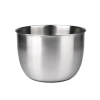 1Pc Multi-Purpose Stainless Steel Bowl - Deep Mixing Basin for Baking Cake Egg Beater Salad, Fruit Storage Kitchen Cooking Tool