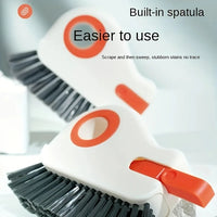 Window Track Cleaning Brush 2-Piece Set Glass Corner Cleaner Door and Window Gaps Plastic Cleaner Living Room, Bedroom, Kitchen