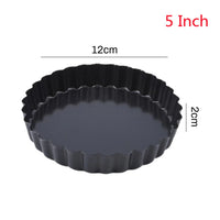 Baking Cake Molds Non-Stick Tart Quiche Pans Pan with Removable Bottom Pie Pizza Mould Cup Bakeware Kitchen Tool Accessories