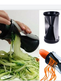 Kitchen Multifunctional Shredder Creative Spiral Funnel Shredder Rotary Vegetable Slicer Hourglass Planer Cooking Tools