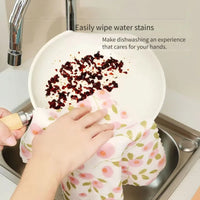 15 Pack of Coral Fleece Cleaning Towels, Suitable for Kitchen, Bathroom, Glass and Car Washing — Super Absorbent, Quick-Drying,