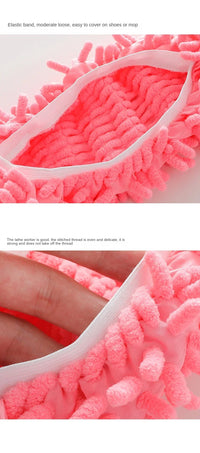 5 Sets Floor Dust Cleaning Slippers Shoes Cleaning Cloth Lazy Mopping Shoes Home Floor Cleaning Microfiber Cloth Cleaning Shoes