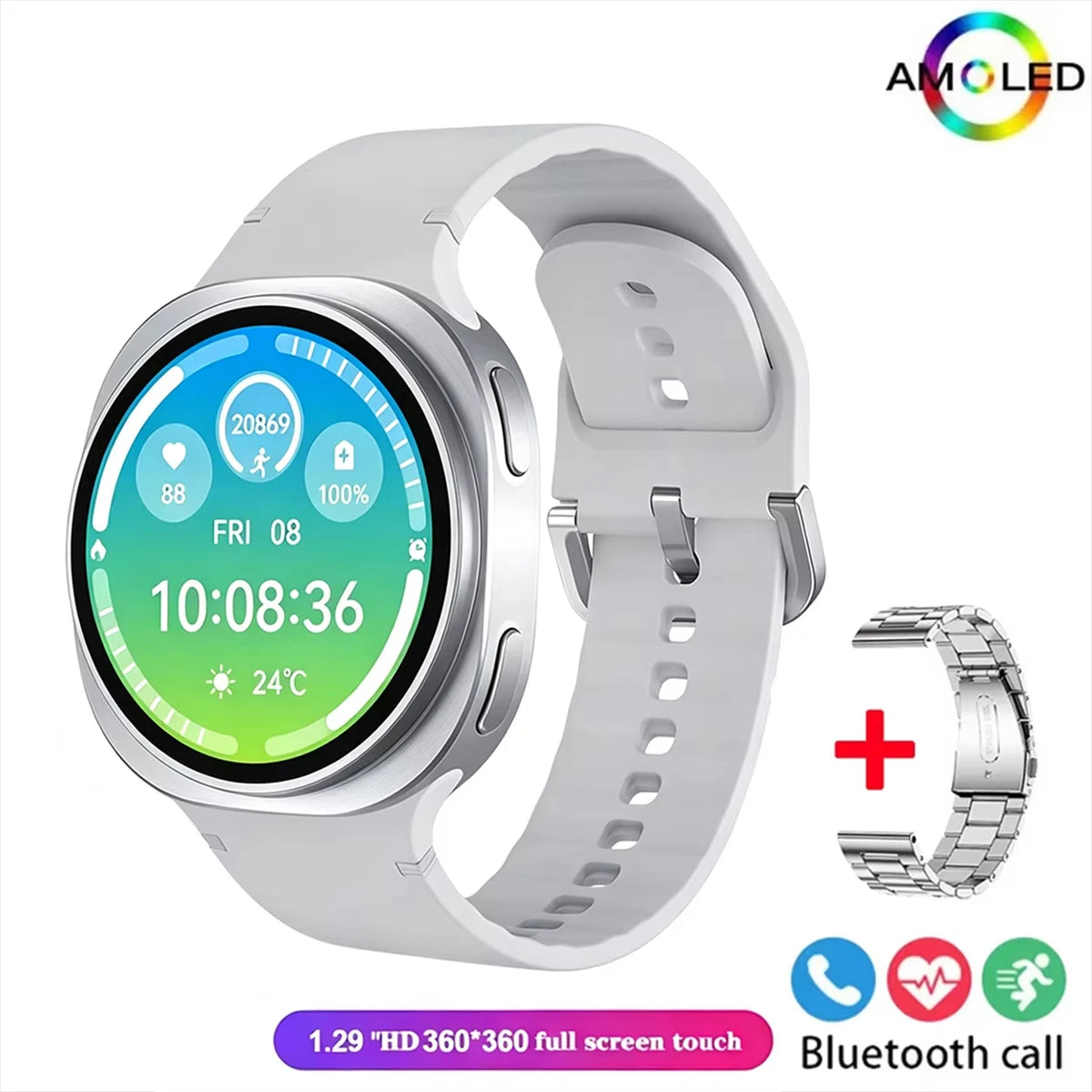 Smart Watch GPS Track Smart Watches For Men Women Sport Heart Rate Bluetooth Call NFC IP68 Waterproof Compass smartwatch 2026