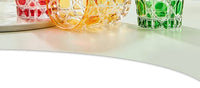 European Style Colorful Crystal Whisky Glass Cup Beer Cup Coffee Latte Mug Household Drinkware Party Restaurant Wine Glasses Cup