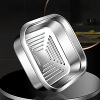 1800ML Stainless Steel Food Storage Container Extra Large Reusable Bento Box Refrigerator Organizer Kitchen Storage Essentials