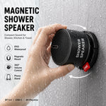 Magnetic Bluetooth Speaker IPX5Waterproof Mini Wireless 3W Stereo Bass Stainless Steel Portable Loudspeaker For Bathroom Outdoor