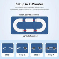 Table Turntable Kitchen Dining Turntable Tray 360 ° Rotation Versatile Heat Resistant Portable Rotating Food Organizer Tray
