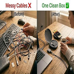Multi USB Type C to C 60W Charging Adapter Cable Kit USB C to Lighting Conversion Set USB A & Type C to Micro/Type C/Lighting